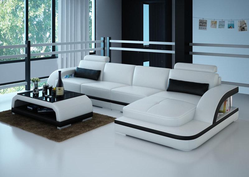 Ledersofa Couch Wohnlandschaft Ecksofa Eck Garnitur Design Modern Sofa Ledersofa Couch Wohnlandschaft Ecksofa Eck Garnitur Design Modern Sofa von JV Moebel