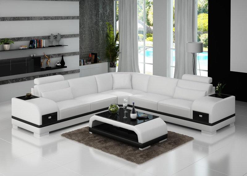 Ledersofa Couch Wohnlandschaft Ecksofa Eck Garnitur Design Modern Sofa Ledersofa Couch Wohnlandschaft Ecksofa Eck Garnitur Design Modern Sofa von JV Moebel