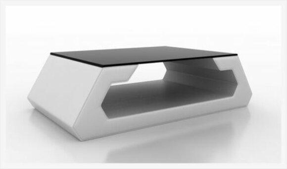 Ledertische Couchtische Tische Designer Glastisch Couchtisch Tisch Polster von JV Möbel