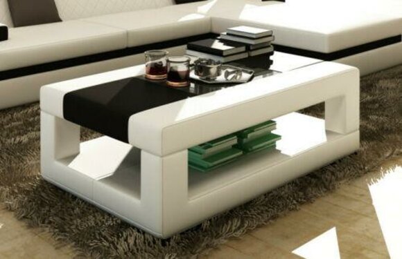 Ledertische Couchtische Tische Designer Glastisch Couchtisch Tisch Polster Ledertische Couchtische Tische Designer Glastisch Couchtisch Tisch Polster von JV Möbel