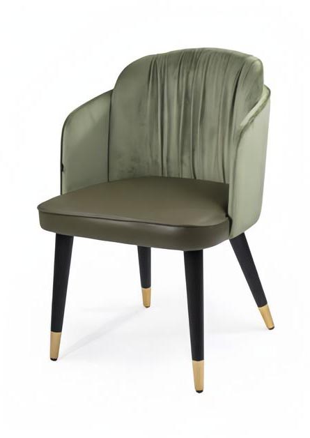Lehnstuhl Moderne Polsterstuhl Design Grün Stuhl Armlehne Esszimmer Luxus Möbel Lehnstuhl Moderne Polsterstuhl Design Grün Stuhl Armlehne Esszimmer Luxus Möbel von JV Möbel