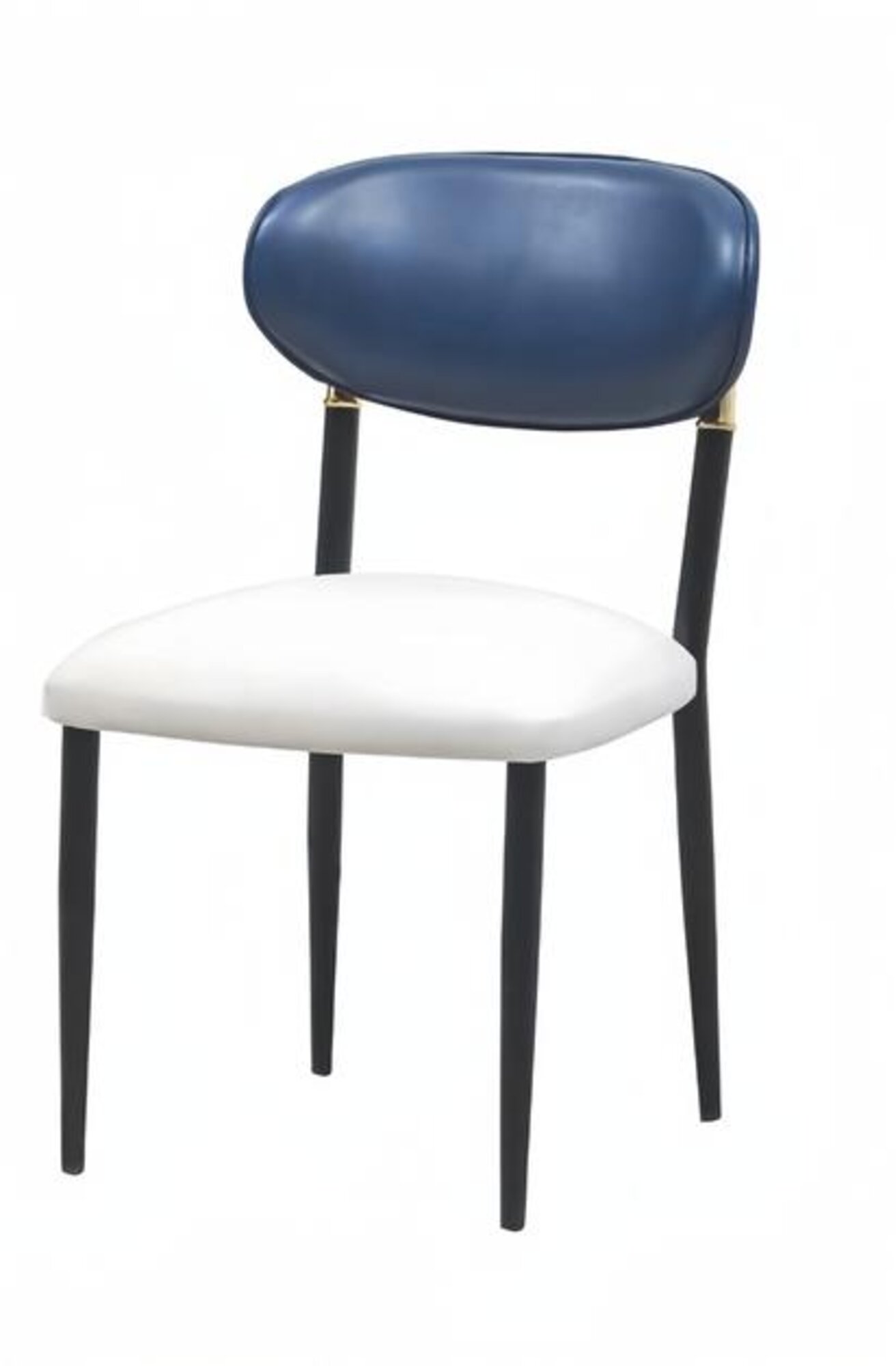 Lehnstuhl Stuhl Esszimmer Polsterstuhl Moderne Design Textil Weiß Luxus Blau Lehnstuhl Stuhl Esszimmer Polsterstuhl Moderne Design Textil Weiß Luxus Blau von JV Möbel