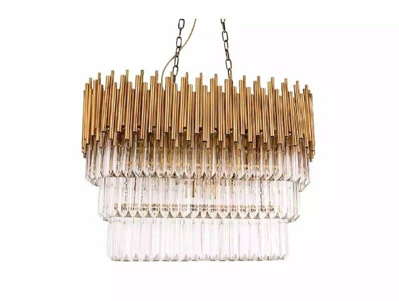 Leuchte Deckenlampe Kronleuchter Deckenleuchter Luxus Gold Lüster Kristall Leuchte Deckenlampe Kronleuchter Deckenleuchter Luxus Gold Lüster Kristall von JV Moebel