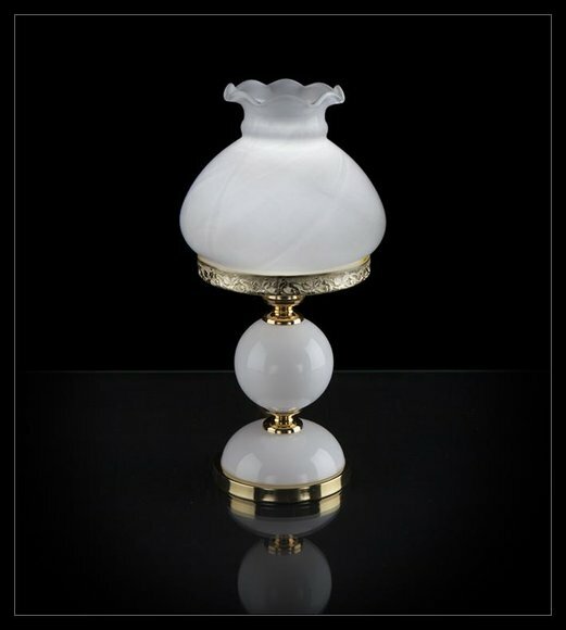 Leuchte Kristall Schreibtisch Lampe Tischlampe Elite Bohemia Steh Nachttisch von JV Möbel