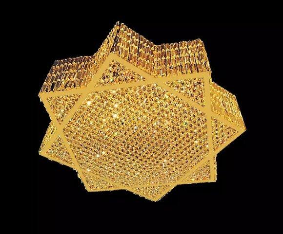 Leuchten Leuchte Kronleuchter Lampen Deckenleuchte Lampe Kristalllampe 120x45 von JV Moebel