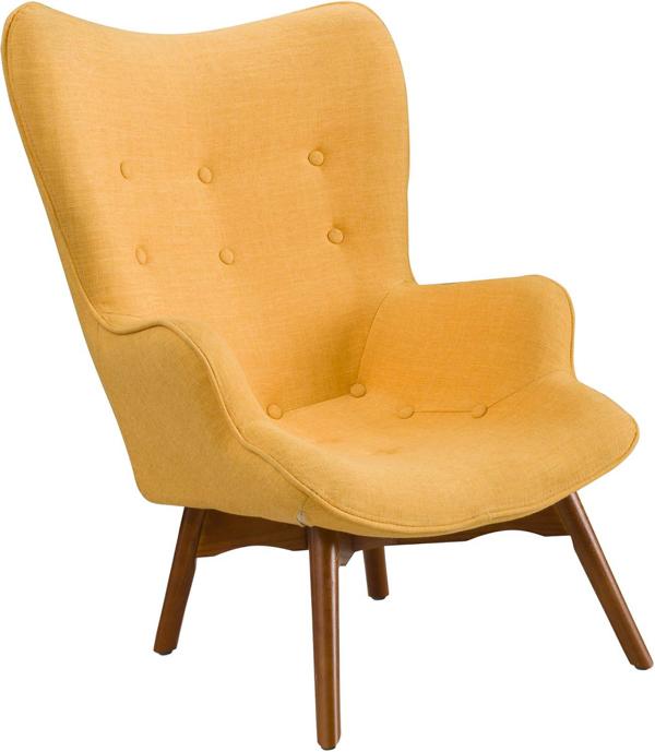Lounge Sessel Textil Lounge Design Sesel Komfortsessel Orange Relaxsessel von JV Möbel