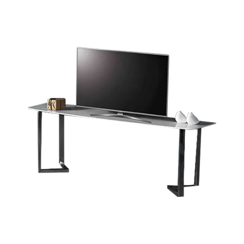 Lowboard TV Tisch Marmor Couchtisch Wohnzimmertisch Grau Beistelltisch von JV Möbel