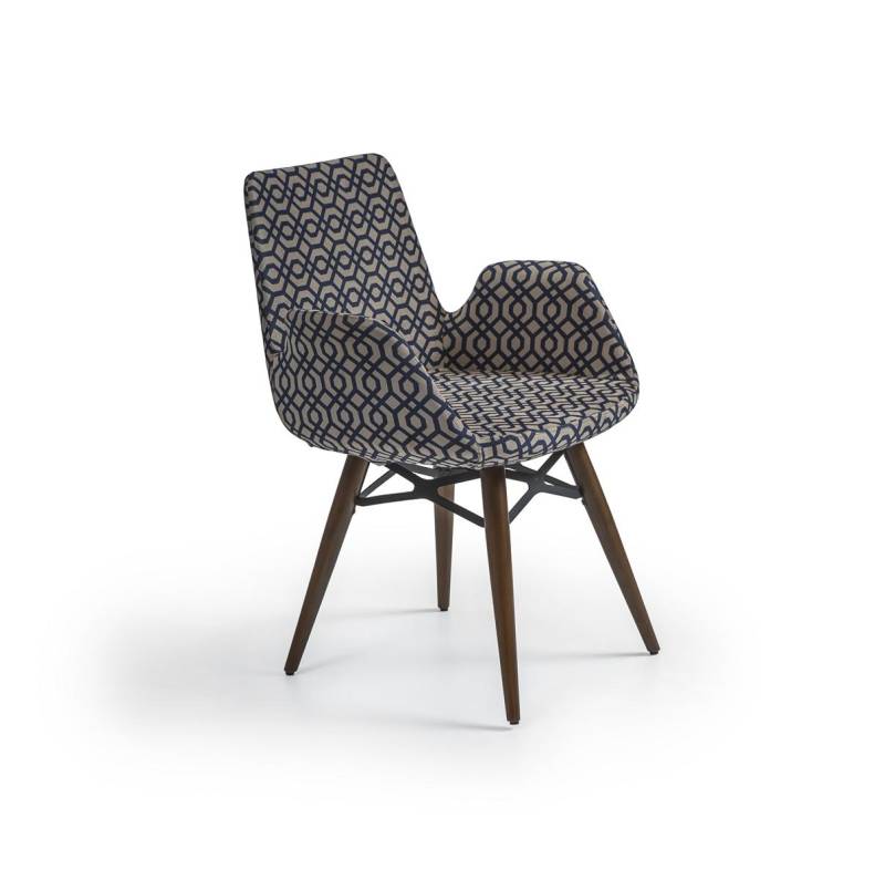 Luxus Armlehnstuhl Esszimmer Modern Designer Stuhl mit Armlehnen Neu von JV Möbel