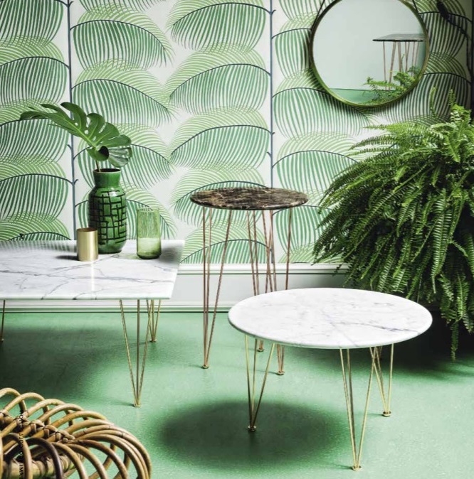 Luxus Beistelltisch Design Möbel Couchtisch Wohnzimmer Rund Edel Kunst Modern von JV Möbel