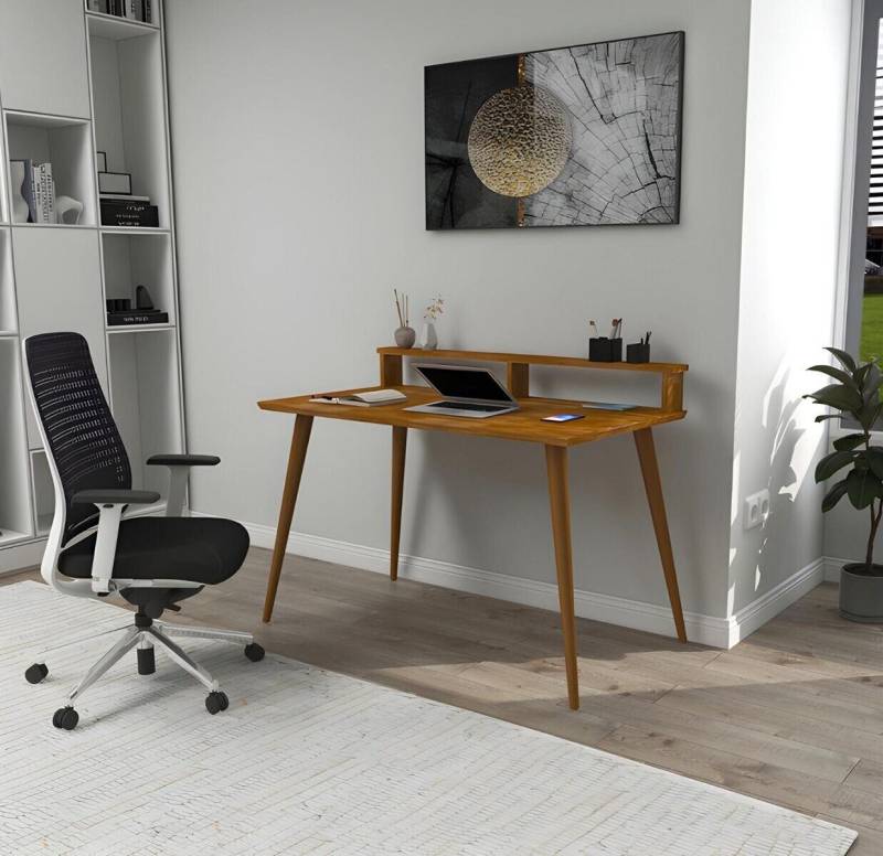 Luxus Braun Schreibtisch im Schlafzimmer Stil Moderne Holzschreibtische Neu von JV Moebel