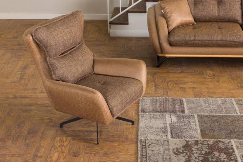 Luxus Braun Wohnzimmer Möbel Design Hochwertig Sessel Modern Polstersessel Sitz von JV Möbel