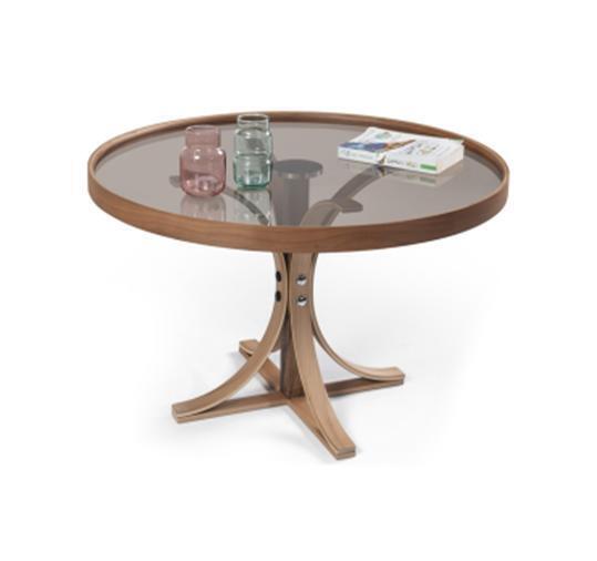 Luxus Couchtisch Wohnzimmer Rund Kaffee Tisch Möbel Designer Einrichtung von JV Moebel