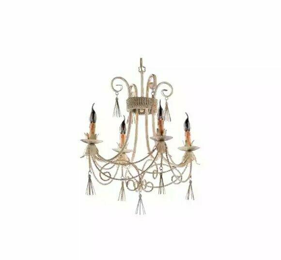 Luxus Deckenleuchter Lüster Kronleuchter Deckenlampe Lampen Beige Art von JV Moebel