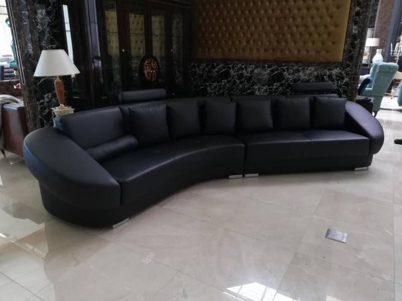 Luxus Ecksofa L-Form Garnitur Leder Ledersofa Sitz Wohnzimmer Ecke Sofa Sofort von JV Möbel