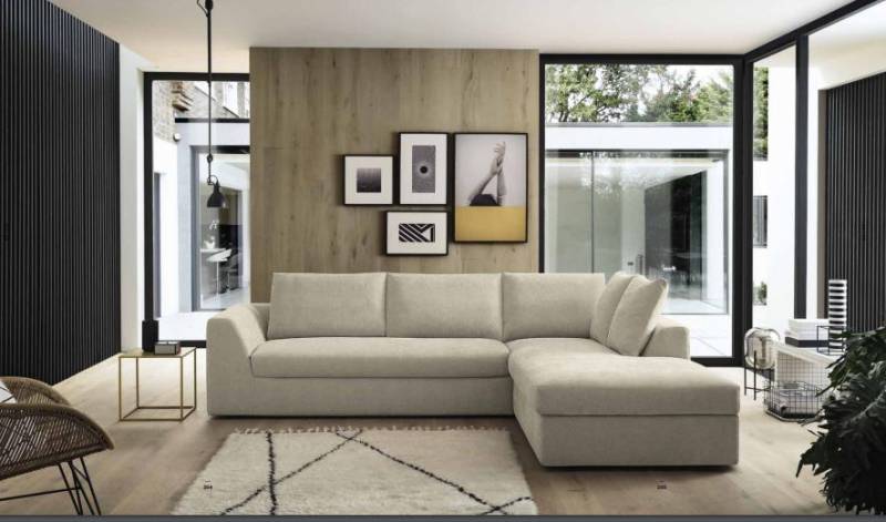 Luxus Ecksofa L-Form Sofas Couch Leder Möbel Sofas Stoff Design Neu alfitalia von JV Möbel