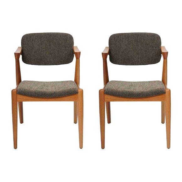 Luxus Esszimmer Möbel Designer Grau 2x Stühle Neu Einrichtung Modern Stühle von JV Moebel