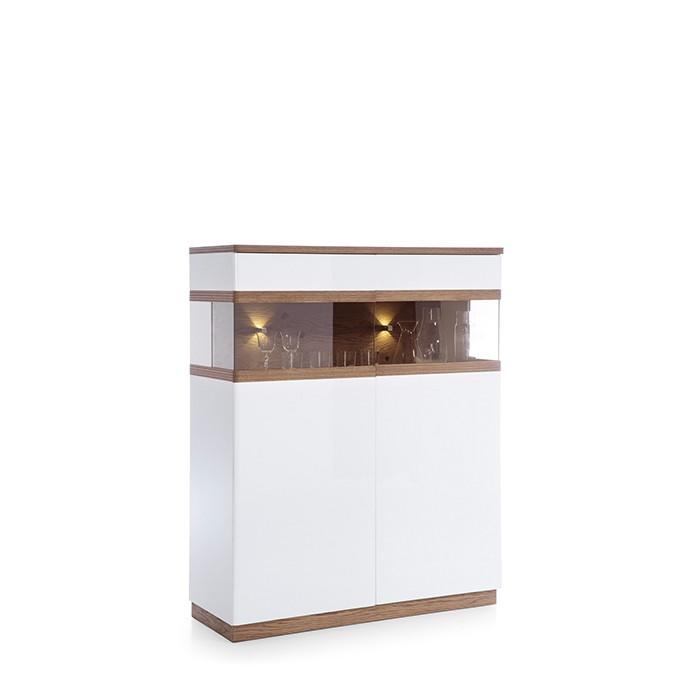 Luxus Glas Vitrine Holz Designer Schrank Vitrinen Regal Schränke Regale Möbel von JV Möbel