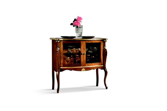 Luxus Italienische Möbel Luxus Anrichte Vitrine Stil Barock Schrank Sideboard Lowboard Luxus Italienische Möbel Luxus Anrichte Vitrine Stil Barock Schrank Sideboard Lowboard von JV Möbel