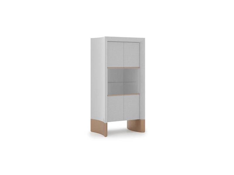 Luxus Möbel Vitrine Design Holzschrank Esszimmer Vitrinen Glas Neu von JV Möbel