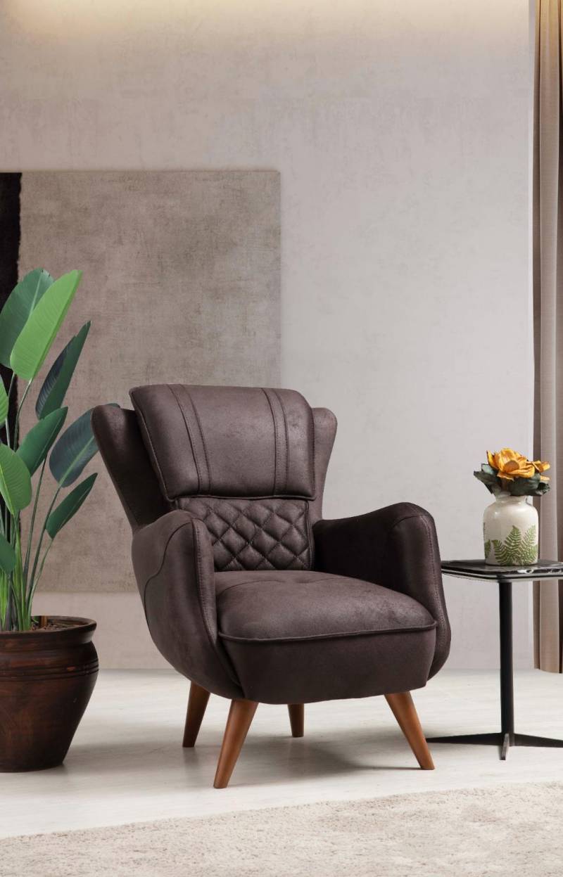 Luxus Möbel Wohnzimmer Sessel Polstersitz Modern Design Polstersessel von JV Möbel