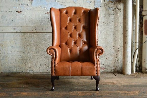 Luxus Ohrensessel Sessel 1 Sitzer Sofa Couch Leder Textil Polster Chesterfield Luxus Ohrensessel Sessel 1 Sitzer Sofa Couch Leder Textil Polster Chesterfield von JV Möbel