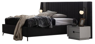 Luxus Schlafzimmer Komplett 3tlg Modern Bett Design 2x Nachttische Einrichtung Luxus Schlafzimmer Komplett 3tlg Modern Bett Design 2x Nachttische Einrichtung von JV Möbel
