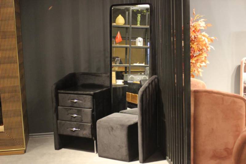Luxus Schminktisch Schlafzimmer Holz Design Tisch Modern Möbel Textil Neu von JV Möbel