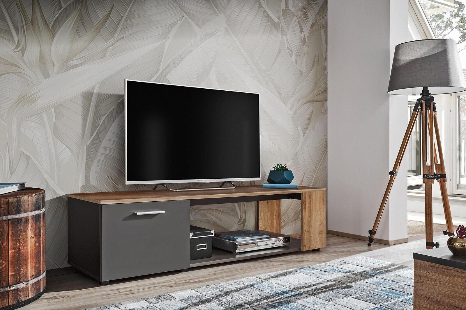 Luxus TV-Ständer Wohnzimmer Holz Kommode Designer Sideboard Wohnwand Neu Luxus TV-Ständer Wohnzimmer Holz Kommode Designer Sideboard Wohnwand Neu von JV Möbel