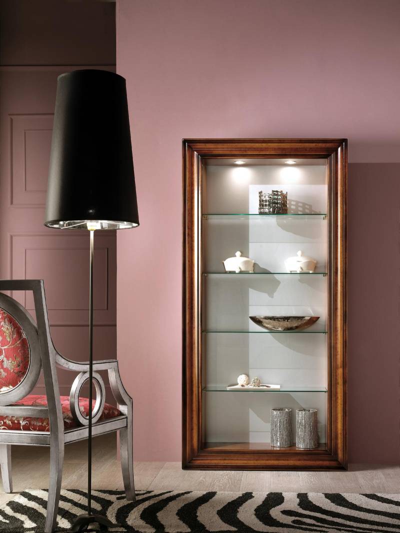 Luxus Vitrine Holz Möbel Schränke Regal Aktenschrank Glasschrank Antik von JV Möbel