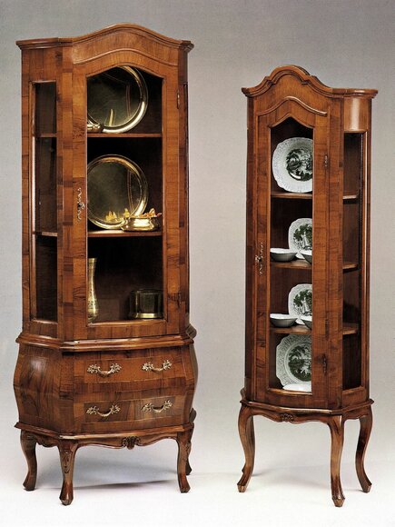 Luxus Vitrine Schrank Klassische Vitrinen Wohnzimmer Schränke Anrichte Holz Neu von JV Möbel