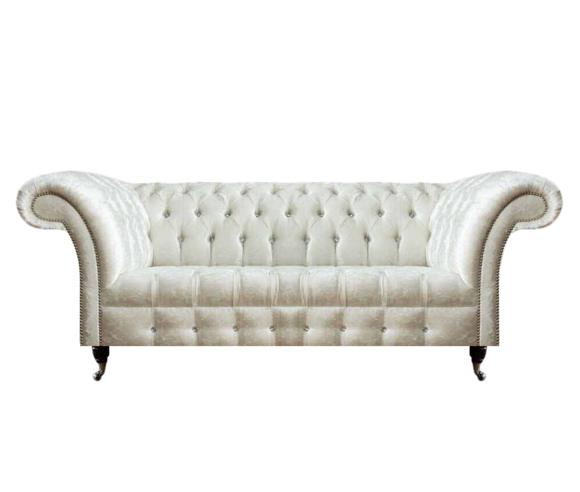 Luxus Weiße Chesterfield Polstercouch Designer 3-Sitzer Sofa Sitzmöbel Luxus Weiße Chesterfield Polstercouch Designer 3-Sitzer Sofa Sitzmöbel von JV Moebel