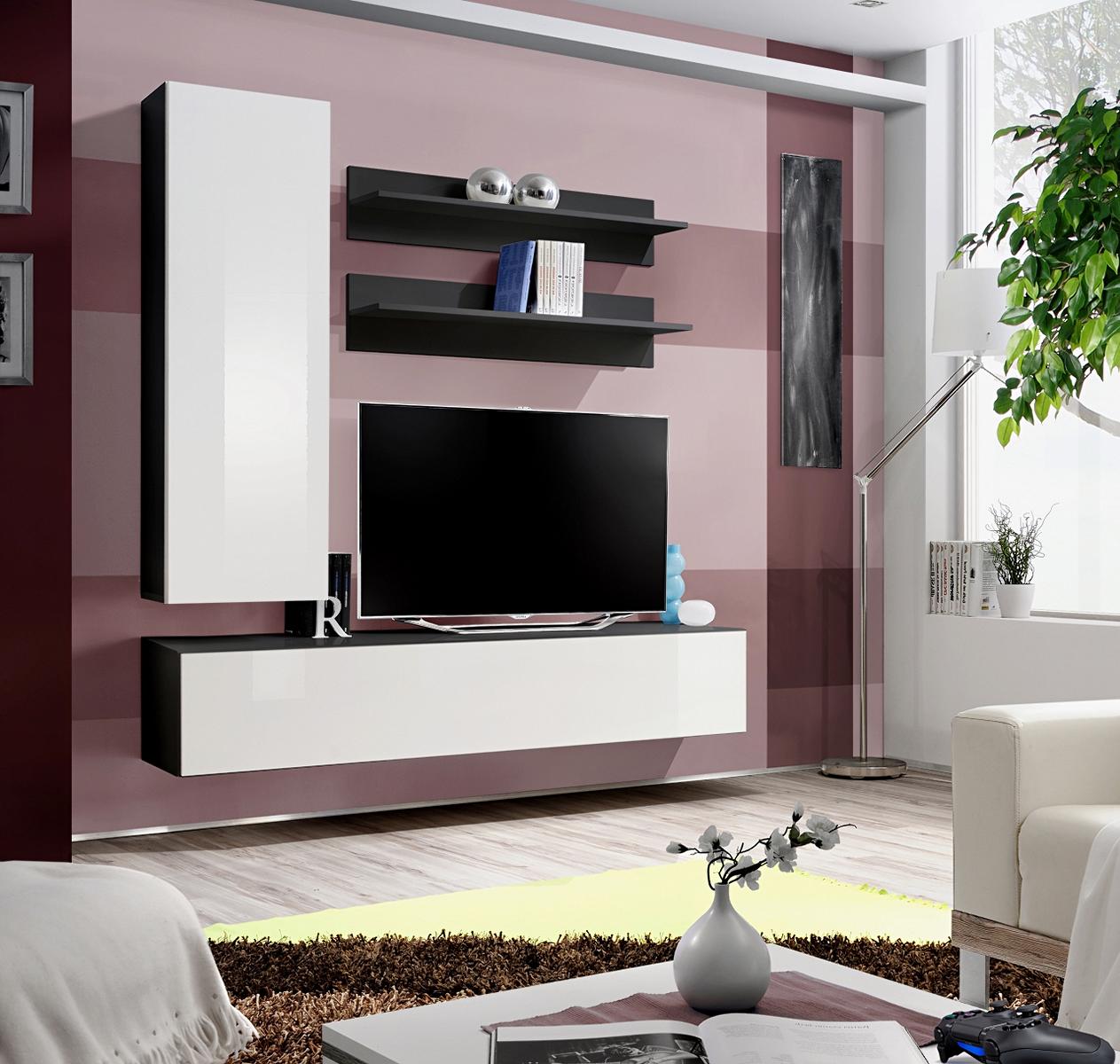 Luxus tv -Ständer Wohnzimmer rtv Lowboard Designer Wandregale Wohnwand Neu Luxus tv -Ständer Wohnzimmer rtv Lowboard Designer Wandregale Wohnwand Neu von JV Möbel