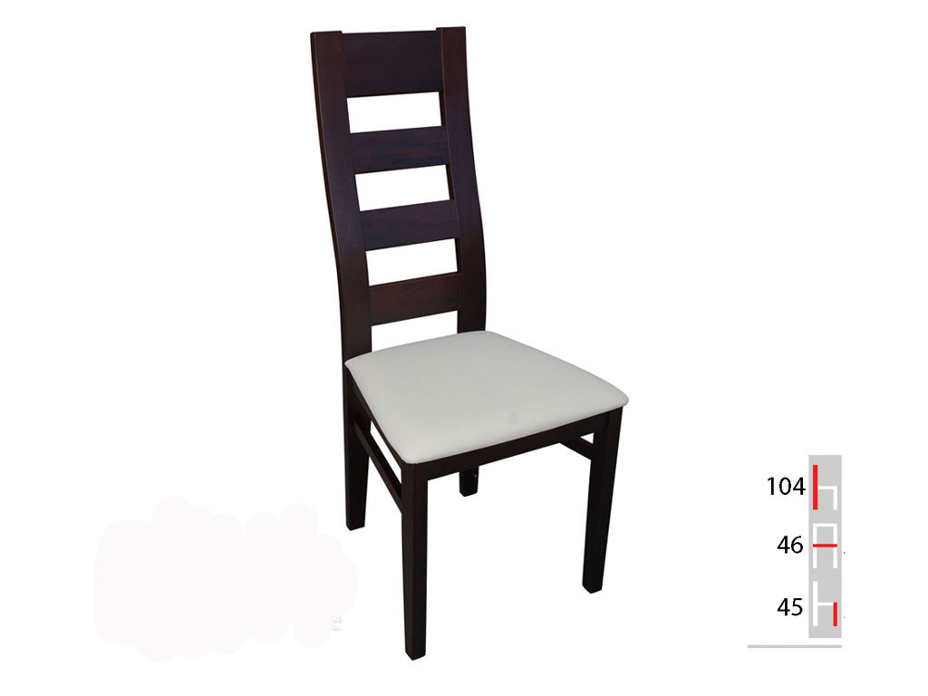 MASSIVHOLZ STUHL ESSZIMMERSTUHL DESIGNER LEDER STUHL STÜHLE ESSZIMMERSTÜHLE K47 von JV Möbel