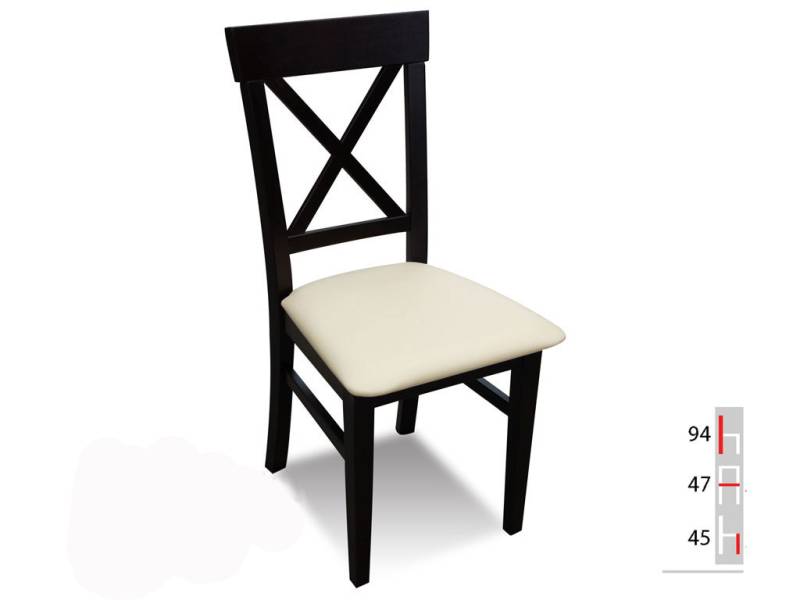 MASSIVHOLZ STUHL ESSZIMMERSTUHL DESIGNER LEDER STUHL STÜHLE ESSZIMMERSTÜHLE K64 von JV Möbel