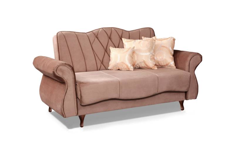 MODERNES DESIGNER 2-SITZER LUXUS-SOFA MIT TEXTILPOLSTERUNG FÜR DAS WOHNZIMMER MODERNES DESIGNER 2-SITZER LUXUS-SOFA MIT TEXTILPOLSTERUNG FÜR DAS WOHNZIMMER von JV Möbel