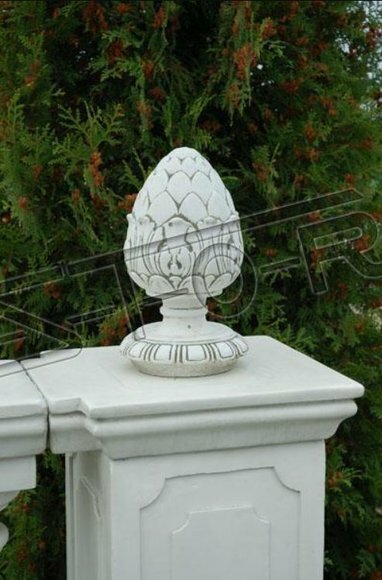 Mauer Deko Blumen Vase Gefäss Garten Terrasse Dekoration Statue von JV Möbel