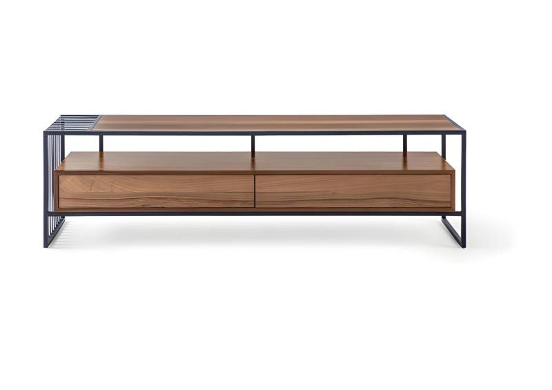 Medienständer TV-Rack Fernsehtisch Medienmöbel Fernsehständer Multimedia von JV Möbel