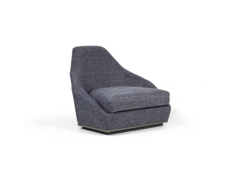 Modern Design Sessel Grau Polstersessel Luxus Wohnzimmer Sitz Textil Neu von JV Möbel
