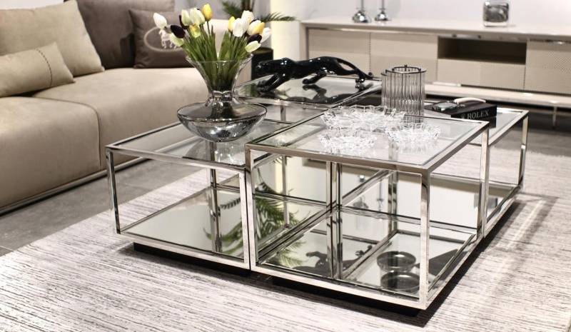 Modern Glas Couchtisch Wohnzimmer Möbel Neu Design Einrichtung von JV Möbel