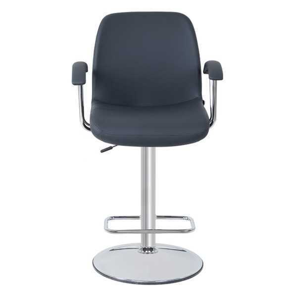 Modern Grau Stuhl Designer Barhocker Metall stilvoll Luxus Möbel Hocker von JV Möbel