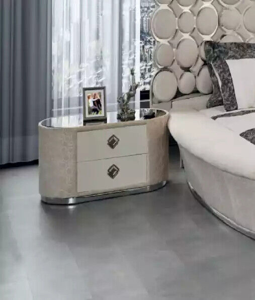 Modern Nachttisch Beistelltisch Weiß Design Nachtkonsole Modern Nachttisch Beistelltisch Weiß Design Nachtkonsole von JV Möbel