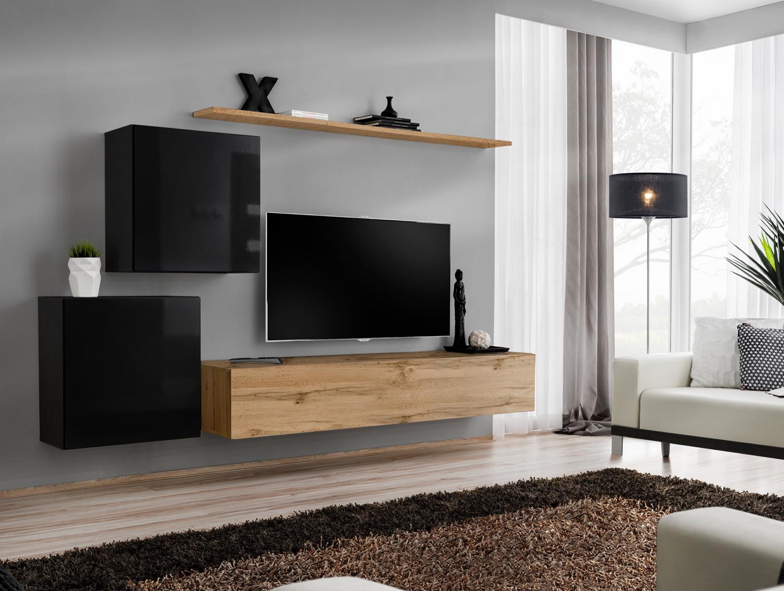 Modern Neu Wohnwand Sideboard Braun Designer Wohnzimmer Möbel Holz Wandschrank Modern Neu Wohnwand Sideboard Braun Designer Wohnzimmer Möbel Holz Wandschrank von JV Möbel