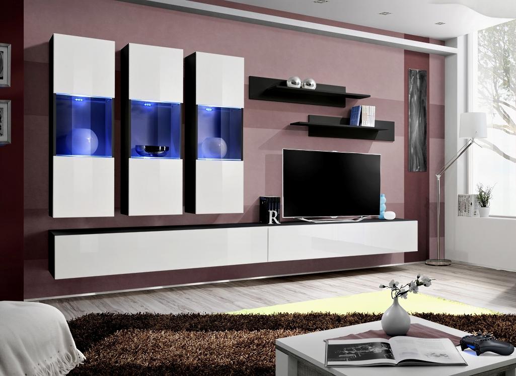 Moderne Designer Wohnwand TV Ständer Wand Regale Luxus Wohnzimmermöbel Neu Moderne Designer Wohnwand TV Ständer Wand Regale Luxus Wohnzimmermöbel Neu von JV Möbel