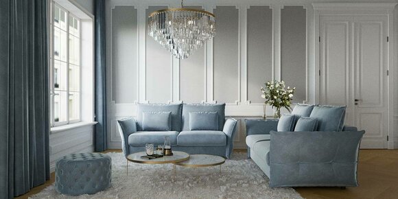 Moderne Dreisitzer Couch Sofa 3 Sitzer Polster Sitz Textil Leder Couchen Sofas von JV Möbel