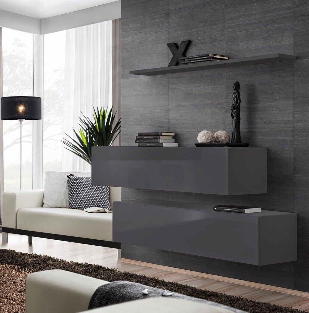 Moderne Wohnwand Einrichtung Luxus Designer Komplette Set 3tlg.Wohnzimmermöbel Moderne Wohnwand Einrichtung Luxus Designer Komplette Set 3tlg.Wohnzimmermöbel von JV Möbel