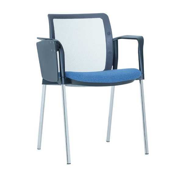 Moderne gepolsterte Sessel Design stilvolle blaue Sessel Bürostuhl Stuhl neu von JV Möbel
