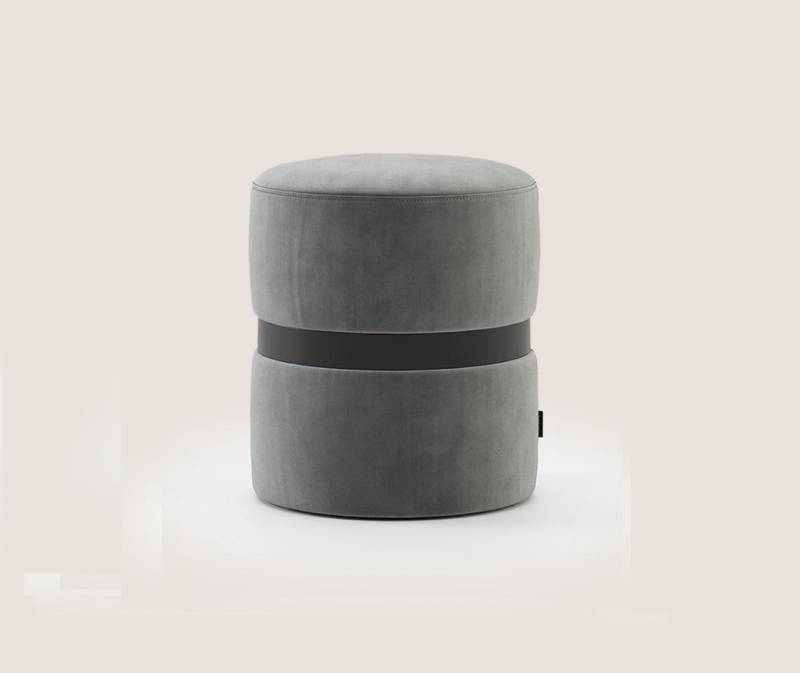 Moderner Grauer Hocker Luxus Beistellhocker Schlafzimmer Möbel Stil Neu von JV Möbel