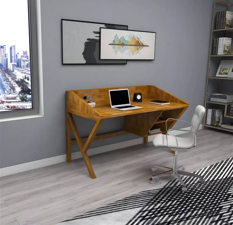 Moderner Schreibtisch Designer Büromöbel Luxuriöse Holztische Edle Möbel von JV Moebel