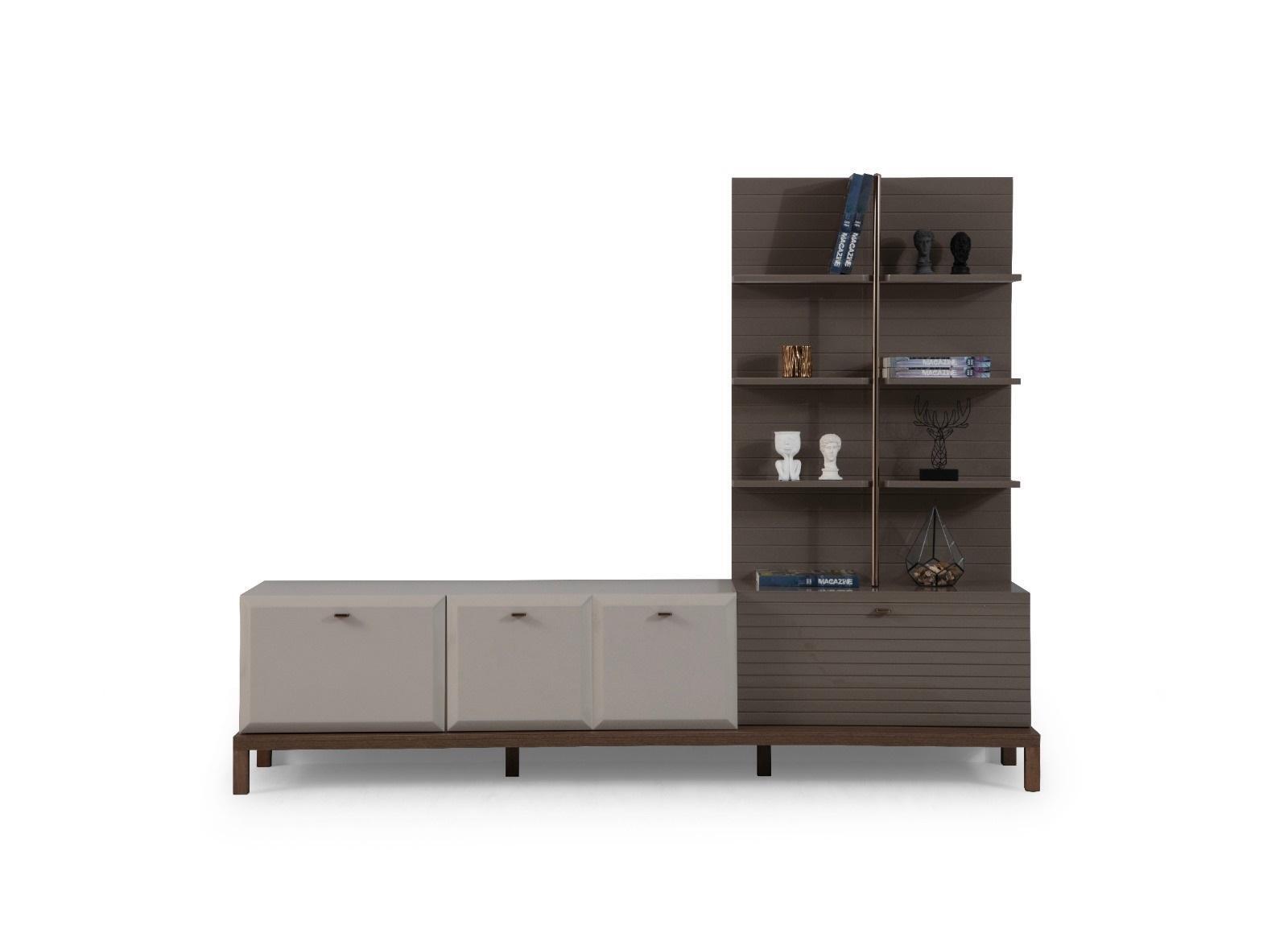 Moderner TV-Ständer Designer Wandschrank RTV Lowboard Holz Möbel Neu von JV Möbel