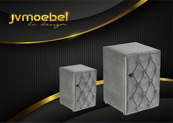 Modernes Design 2x Nachttische Chesterfield Textil Schlafzimmer Nachttische Neu Modernes Design 2x Nachttische Chesterfield Textil Schlafzimmer Nachttische Neu von JV Möbel